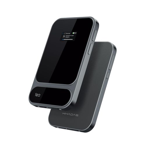 KhadasTeaProポータブルDACアンプES9039Q2MDACチップ2100mAhバッテリー搭載0.95インチAMOLEDディスプレ..