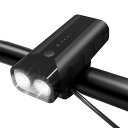 Vidafelic自転車ライト4000mAh大容量600ルーメンUSB充電式高輝度6種調光モードIPX6防水防振自転車用ヘッドライト懐中電灯停電対応地震対策登山夜釣り日本語説明書付き(4000mAh600ルーメン)