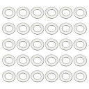 PATIKIL304ステンレス鋼フラットワッシャー50個入り1/3”内径X5/8”外径X0.05”厚さ金属フェンダーワッシャー小さなワッシャーネジボルトアソートメント