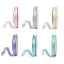 YFFSFDC リボン 包装 サテンリボン ラッピングリボン ちょう結び 6色セット 幅10MM 手芸 ラッピング 花材 手作り 装飾 可愛い ギフトリボン (...