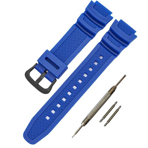 カシオ用G-SHOCKAQ-S810W/S800WSGW-300H/400HW-216H/W-735H用バンド交換バンドベルトシリコン製ストラップ交換用ベルトスポーツ耐衝撃防汗(DARKBLUE/BLACKBUCKLE) カシオ用G-SHOCKAQ-S810W/S800WSGW-300H/400HW-216H/W-735H用バンド交換バンドベルトシリコン製ストラップ交換用ベルトスポーツ耐衝撃防汗(DARKBLUE/BLACKBUCKLE)