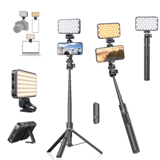 Gahenwo173cmライト付きスマホ三脚2000mAhビデオライト自撮り棒スマホスタンドじどり棒ビデオキット長いセルカ棒遠隔リモコン付き150cm以上軽量iPhone&Androidに対応 Gahenwo173cmライト付きスマホ三脚2000mAhビデオライト自撮り棒スマホスタンドじどり棒ビデオキット長いセルカ棒遠隔リモコン付き150cm以上軽量iPhone&Androidに対応
