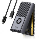 FIDECO40GBPSM.2NVMEエンクロージャM.2SSD外付けケース超高速冷却ファン付きUSB4NVMESSDエンクロージャUASPとTRIMをサポートTHUNDERBOLT