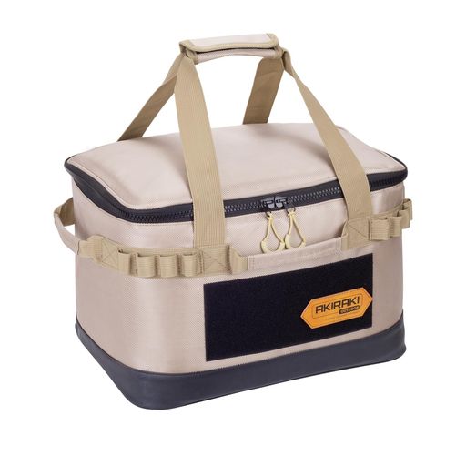 キャンプ収納ボックスソフトコンテナツールボックス仕切り板付自立式収納ボックス30L大容量アウトドアバッグ折りたたみ可能コンテナボックスキャンプ道具収納(カーキM)