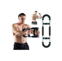 BKJANYO筋トレ器具アームバー胸筋トレーニング器具筋トレ器具自宅エキスパンダー運動器具筋トレグッズ大胸筋腹筋上腕二頭筋広背筋背筋30KG(ブルー)(4)
