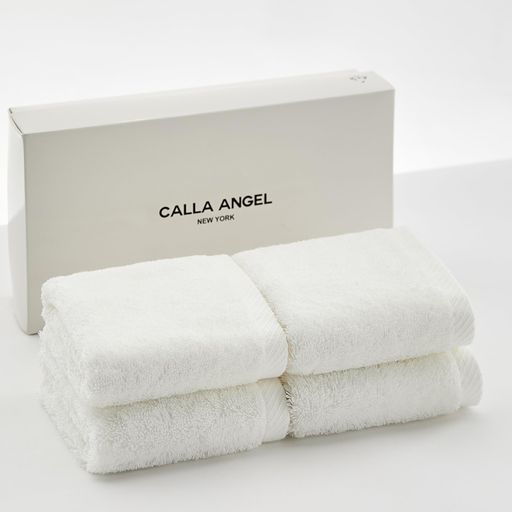 CALLAANGELNEWYORK【エジプト超長綿GIZA86100%】高級ハンドタオル4枚組高吸水柔らかい甘撚り無地上質コットンOEKO-TEX認証ホテル仕様ギフト白箱入り〔約35x35CM〕ホワイト CALLAANGELNEWYORK【エジプト超長綿GIZA86100%】高級ハンドタオル4枚組高吸水柔らかい甘撚り無地上質コットンOEKO-TEX認証ホテル仕様ギフト白箱入り〔約35x35CM〕ホワイト