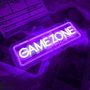BROCHAOGAMEZONEネオンライトネオンサインゲーマーネオンゲームゾーンLEDネオンサインゲームルームの装飾パブ友達子供ヘのギフト