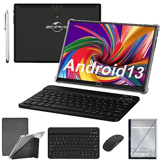 楽天Happy Hour 1414【2023 ANDROID 13】タブレット10.1インチWI-FIモデルタブレット、8コアCPU 64GB ROM+512GB拡張可能 アンドロイドタブレット1280*800解像度 3G通話対応 6000MA大容量バッテリー