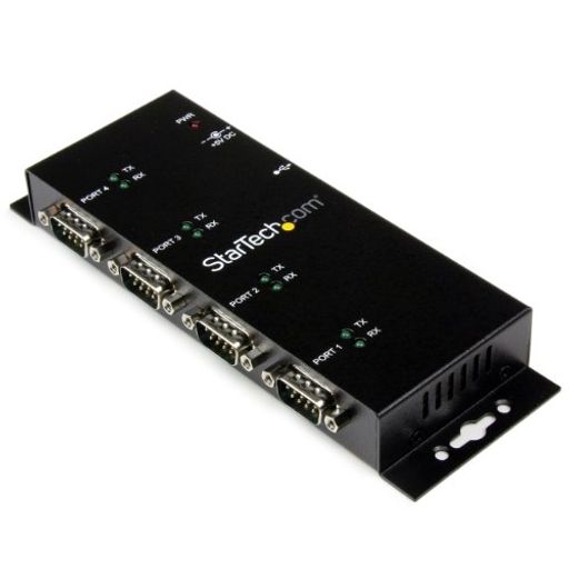 STARTECH.COM USB - 4|[gRS232CVAϊnu EH[}Eg DIN[Nbv FTDI`bvZbg 1X USB A - 4X DB-9 ICUSB2324I