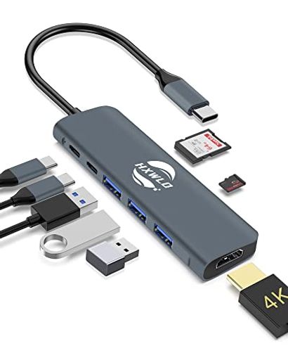 USB C nu A_v^ 8-IN-1 hbLOXe[V USB nu TYPE-C ϊA_v^ y 3USB 3.0 / 4K HDMIo / PD 100W }[d / MICRO SD & SDJ[h Xbgځz USB-C