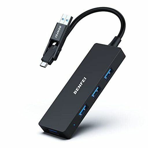 BENFEI USB 3.0 nu USB-C nu 2-IN-1 USB TYPE-A/TYPE-CڑΉ USB 3.0|[g4 LfBoCXɑΉ: MACOS PC/MACBOOK/MAC PRO/MAC