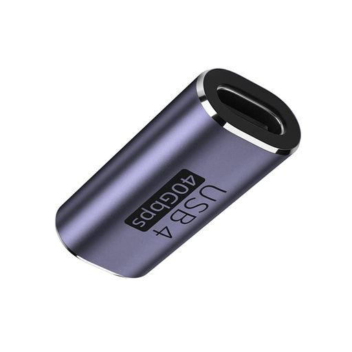 ノートパソコン。 40Gbps USB4 Type C メス - メス 100W パワーデータ 8K ビデオアダプター エクステンダー ノートパソコン 携帯電話用 USB4アダプターは、100W 20V 5Aの最大電力と40Gbpsのデータ定格をサポートします。 USB4アダプターは、ディスプレイ用の8k@60hzビデオをサポートします。 Type CコネクタはUSB用の新しいデザイン、Type Cコネクタ用のリバーシブルデザインです。 リバーシブルプラグの向きとケーブル方向。 40Gbpsのデータ転送速度をサポート。
