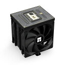 THERMALRIGHTBURSTASSASSIN120VISIONBLACKCPUAIRCOOLER、1500RPM速度のデスクトップCPUクーラー、320X240解像度パワーIPSLCDスクリーン、2.4インチ、INTEL
