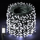 cshareLEDイルミネーションライト40M400LED屋外ライトLEDストリングライト屋外防水8点灯パターン記憶メモリータイマー機能複数連結キャンプ用ガーランドライトLEDイルミネーションライトフ…