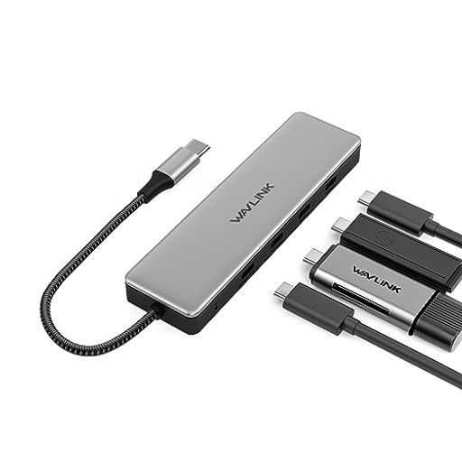 WAVLINK USB TYPE-C ϥ ߥ˥ USB 3.2 GEN 2 ϥ 10GBPS 4 USB C ǡ ݡȡ85W ϶륵ݡȡMACBOOK PRO/AIR IMAC IPAD PRO DELL CHROMEBOOK