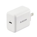 エレコム 充電器 TYPE-C USB-C コンセント USB PD対応 20W 【 IPHONE 15/14/13/SE3 / ANDROID / タブレット 対応 】 ホワイト EC-AC09WH