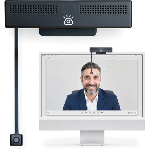 iContact Camera Pro 4K HDウェブカメラ|アイコンタクト・ノイズキャンセリングマイク搭載