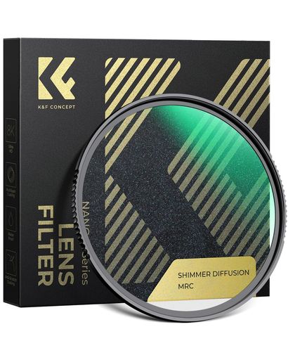 K&F CONCEPT 55mm Shimmer Diffusion 1 レンズフィルター