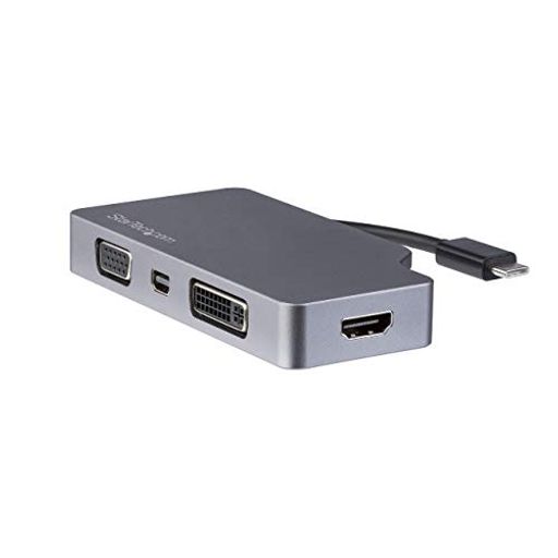 STARTECH.COM 4 IN 1 USB TYPE-C}`A_v^ A~➑ USB-C - VGA/DVI/ 4K HDMI/MDP Xy[XO[ CDPVDHDMDPSG