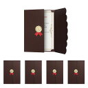 賞状ファイルa4証書ファイル三つ折り証書ホルダー5冊セット証書入れ賞状入れ縦横兼用箔押しバッジ付き洋系感謝状卒業式卒業証書合格証書表彰状飲食店メニュー店舗カタログビジネスオ…