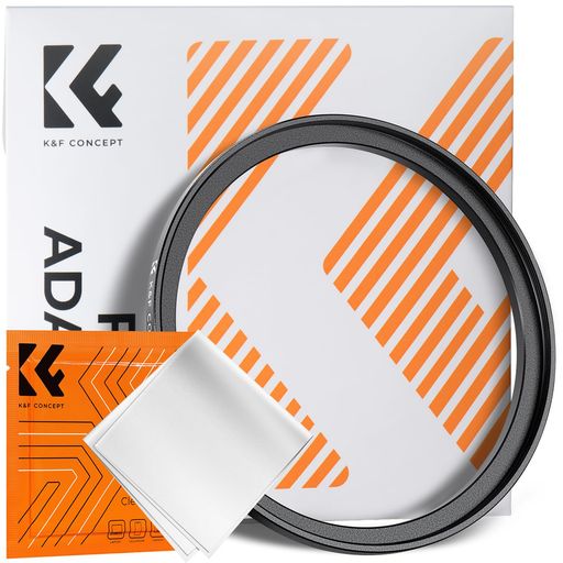K&F CONCEPT ステップアップリング 39mm-43mm アルミ合金製 アダプターリング フィ...