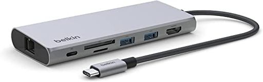 BELKIN 7 IN 1 USB-C 2.5GBPS C[Tlbgnu USB-C PD 100W 4K HDMI SDJ[h IPAD/IPAD PRO/IPAD MINI/MACBOOK/M1M2 MACBOOK PRO/M1M2 MACBOOK