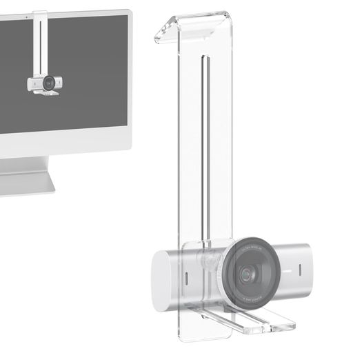 TOCCOOL アクリル ミドル ウェブカメラマウント モニター ノートパソコンスクリーン用 ウェブカメラスタンド Logitech MX Brio 4K, C920x, C922, C930, ウェブカメラに対応