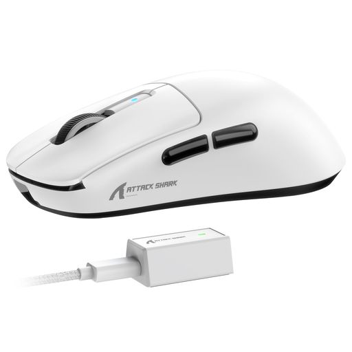 ATTACK SHARK R6 39G超軽量マウス、8000HZ、PIXART PAW3950MAXゲーミングセンサー、42000DPI、NORDIC