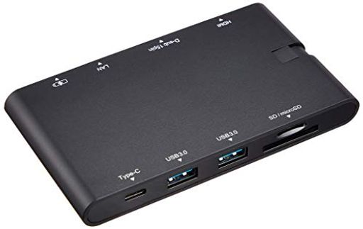 GR hbLOXe[V USB-C nu PDΉyTYPE-C~2/USB3.0~2/HDMI/D-SUB/LAN/SD+MICROSDXbgzP[u[ ubN DST-C05BK