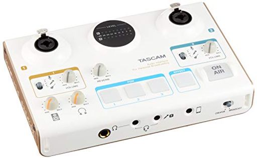 TASCAM(タスカム) MINISTUDIO CREATOR US-42W ポッドキャスト ボイスエフェクト リバーブ 効果音再生 YOUTUBE 配信機材 ミキサー ゲーム実況 カラオケ