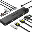 ɥå󥰥ơHDMI213-IN-1 USB C ϥ ǥ奢 HDMI VGA TYPE C MST DUAL HDMI 2 ޥǥץ쥤 ĥ⡼ ȥץǥץ쥤C HUB