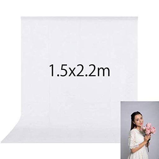 KATE 1.5X2.2M 白 背景布 白い 写真撮影用 背景布 装飾用 カスタマイズ可能 背景
