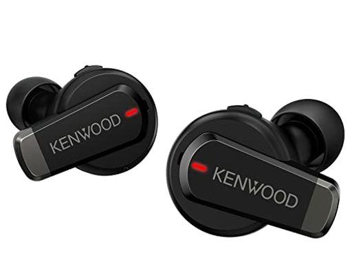 JVCケンウッド KENWOOD KH-BIZ70T-BA ワイヤレスイヤホン BLUETOOTH ノイズキャンセリング マルチポイント 外音取込み テレワーク 低遅延 防水 ステッカー付 最大21時間再生 ブラック