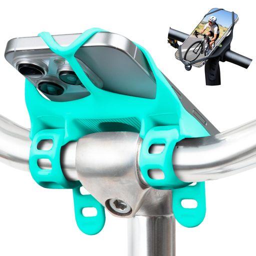 【BONE】自転車 スマホホルダー シリコン製 スマートフォンホルダー 自転車携帯ホルダー 自転車すまほホルダー ケータイホルダー SMARTPHONE HOLDER 落下防止 防振 振動吸収 滑り止め 簡単取付 ロードバイク