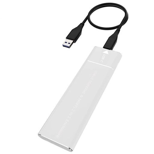 DOAEMUNP M.2 SSD OtP[X M.2 NVME/SATA SSD P[XyNVME & SATAΉz(M KEY/B&M KEY) ő10GBPS ]x A~ M.2 n[hfBXNP[X USB C 3.1 GEN