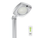 街路灯 ソーラー LEDソーラーライト 18W 約3000LM 100W水銀灯相当 太陽発電 夜間自動点灯 人感センサー IP65防水 耐塩形 配線工事不要 エ...