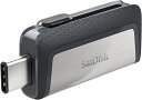 【128GB】 SANDISK サンディスク USBメモリー USB3.1対応 TYPE-C & TYPE-Aデュアルコネクタ搭載 R:150MB/S 海外リテール SDDDC2-128G-G46