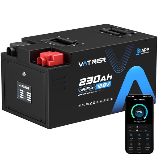 VATRERPOWERХȥ顼12V230AhLiFePO4ŴХåƥ꡼APP&200ABMS¢ѥ߷2944W...