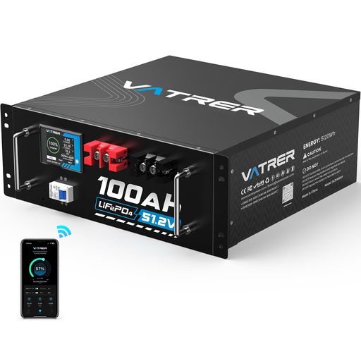 VATRERPOWER48V51.2V100AHŴ।Хåƥ꡼48VLIFEPO4ǥץХåƥ꡼LCDå...
