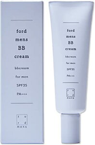 ra_メンズ BBクリーム SPF 35PA+++ 青髭 / クマ / ニキビ跡 を隠す* メイク コンシーラー 日焼け止め 紫外線 防止*メーキャップ効果による 自然な 肌色 オーガニック成分 配合 ford mens 20g/1本