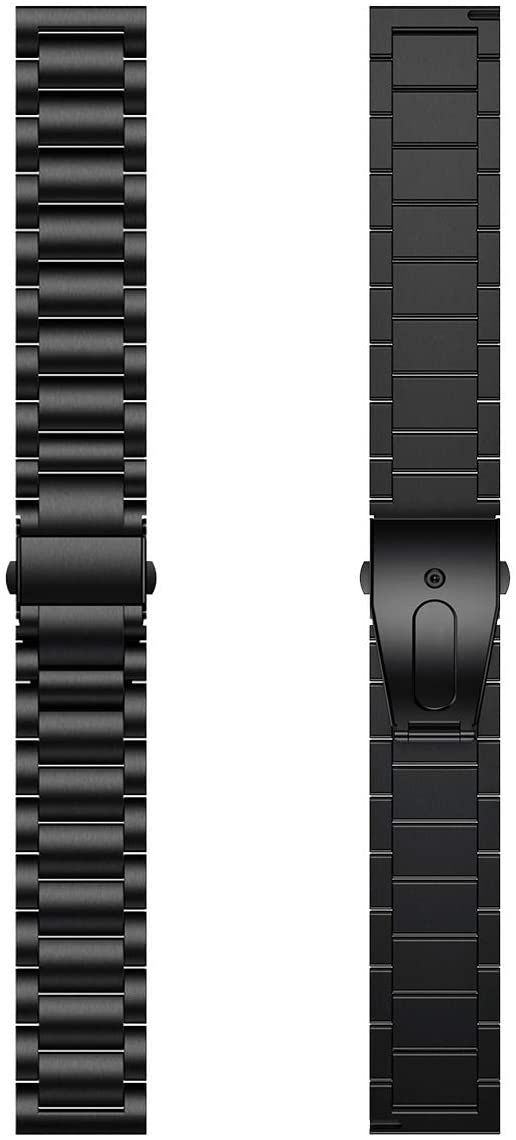 ra_LDFAS チタンバンド 22mm チタンメタル 時計ベルト Samsung Galaxy Watch 46mm Gear S3 Frontier/Classic、Fossil Gen 5 Julianna/Carlyleスマートウォッチに対応