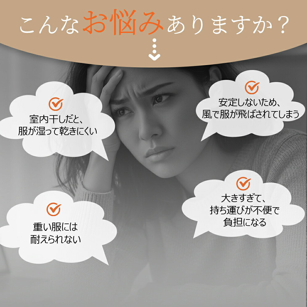【新発売・30％OFF・数量限定】折りたたみハンガー 携帯用 旅行用 2WAY変形 軽量 コンパクト 滑り止め 洗濯・収納用 省スペース トラベルハンガー 出張 海外旅行 家庭用 便利グッズ　1点・3点・6点セット happyhouse-10000458 幸せ屋 サンプル画像2