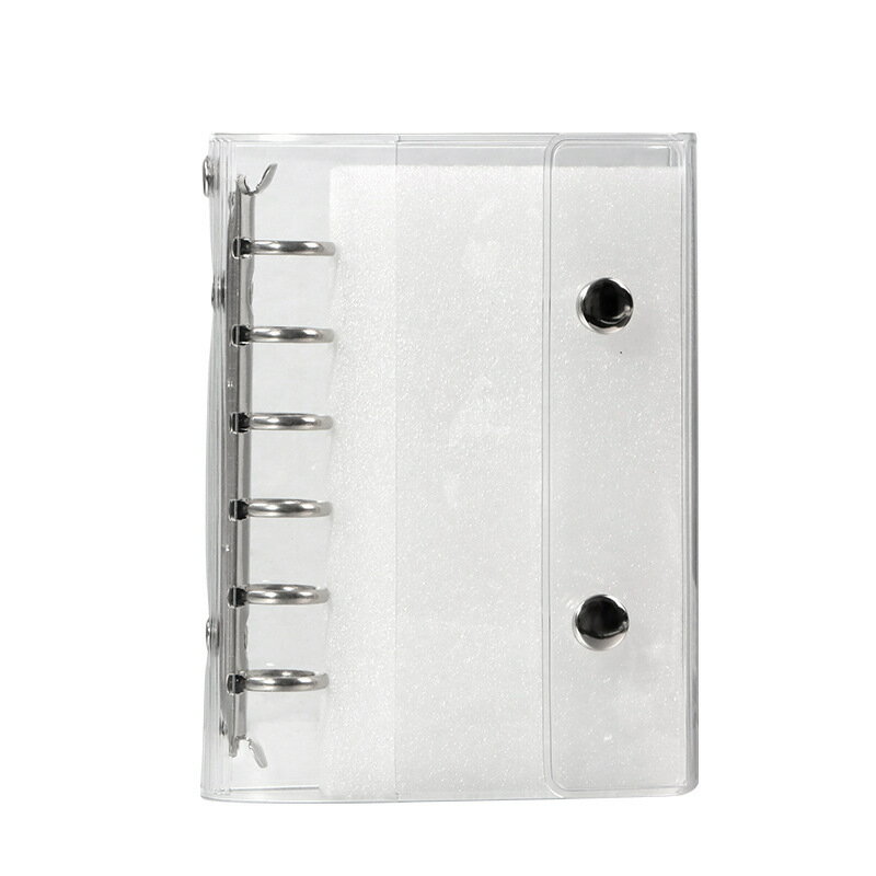 シール帳 バインダー 星柄 透明 M5 A7 A6 対応 クリアバインダー シール手帳 台紙付き リフィル10枚付き シール収納 ファイル 推し活 コレクション...