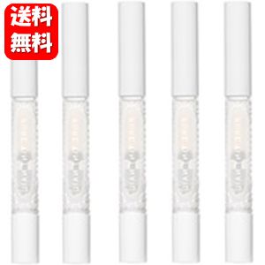 【送料無料】ピュアティントネイル クリア 1.7ml×5本セット！ 弱った爪に美容成分でダメージケア♪ 爪 補修 美容液 補強 ネイル ネイルケア オイル グッズ 保護 甘皮 美爪 つめ ツメ 爪の補修 爪のクリーム ネコポス便