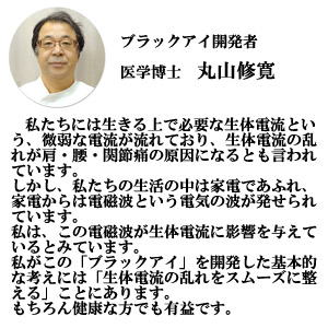 【送料無料】【すぐに使える3000円クーポン配布中！！】丸山式コイル ブラックアイ30個入 両面テープ30枚付き【ポイント20倍】【一般医療機器】 電磁波の影響から身体を守る人気商品♪　電磁波防止 シート 電磁波対策 丸山式コイル ブラックアイ 電磁波ブロッカー 3