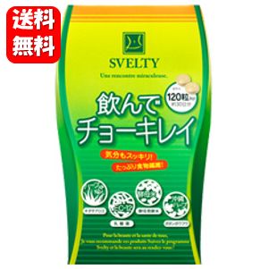 楽天ハッピーライフ通販【送料無料】【あす楽対応】 リニューアル版！ SVELTY 飲んでチョーキレイ 120粒入 約30日分 【ポイント10倍】　ダイエット サプリ/ダイエットサポートサプリ/飲んでチョー/芸能人 愛用/雑誌掲載 美容サプリ/クチコミ/ブログ/話題/楽天/人気/通販【HLS_DU】