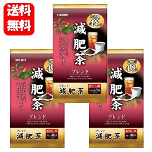 【送料無料】減肥茶 お徳用48包入×3