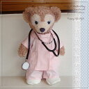 【名入れ刺繍OK】ダッフィー シェリーメイ Sサイズ43cm★本格的！ナースパンツコスチューム（ピンク）★nurse-pink-pants ハンドメイド【洋服】【キャラクター】◇〈