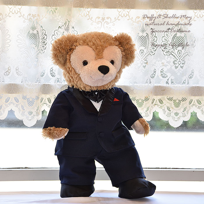 ウエルカムドール・ウェルカムベアに！ダッフィーコスチューム★Mサイズ　タキシード（a）　【ぬいぐるみ別売】