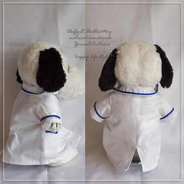 【ぬいぐるみ付き！】可愛いスヌーピーセット★本格的！看護婦さんコスチューム★nurse-snoopy-hp-dollset*ハンドメイド・ドクター【洋服】